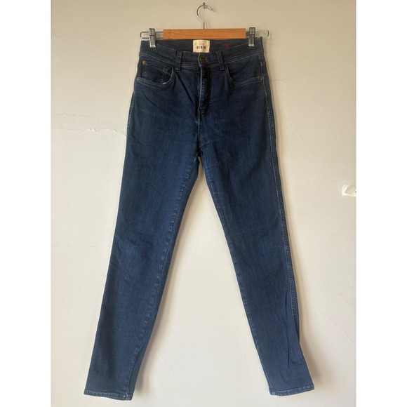 Sezane Slim Jeans Dark Indigo High Rise Skinny Size 29 - Picture 2 of 4